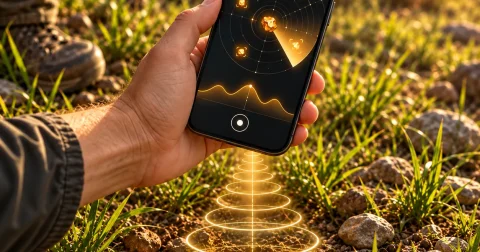App para Detectar Ouro pelo Celular